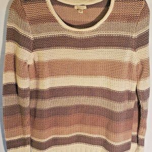 Sonoma Women's Size Medium striped Sweater (used)